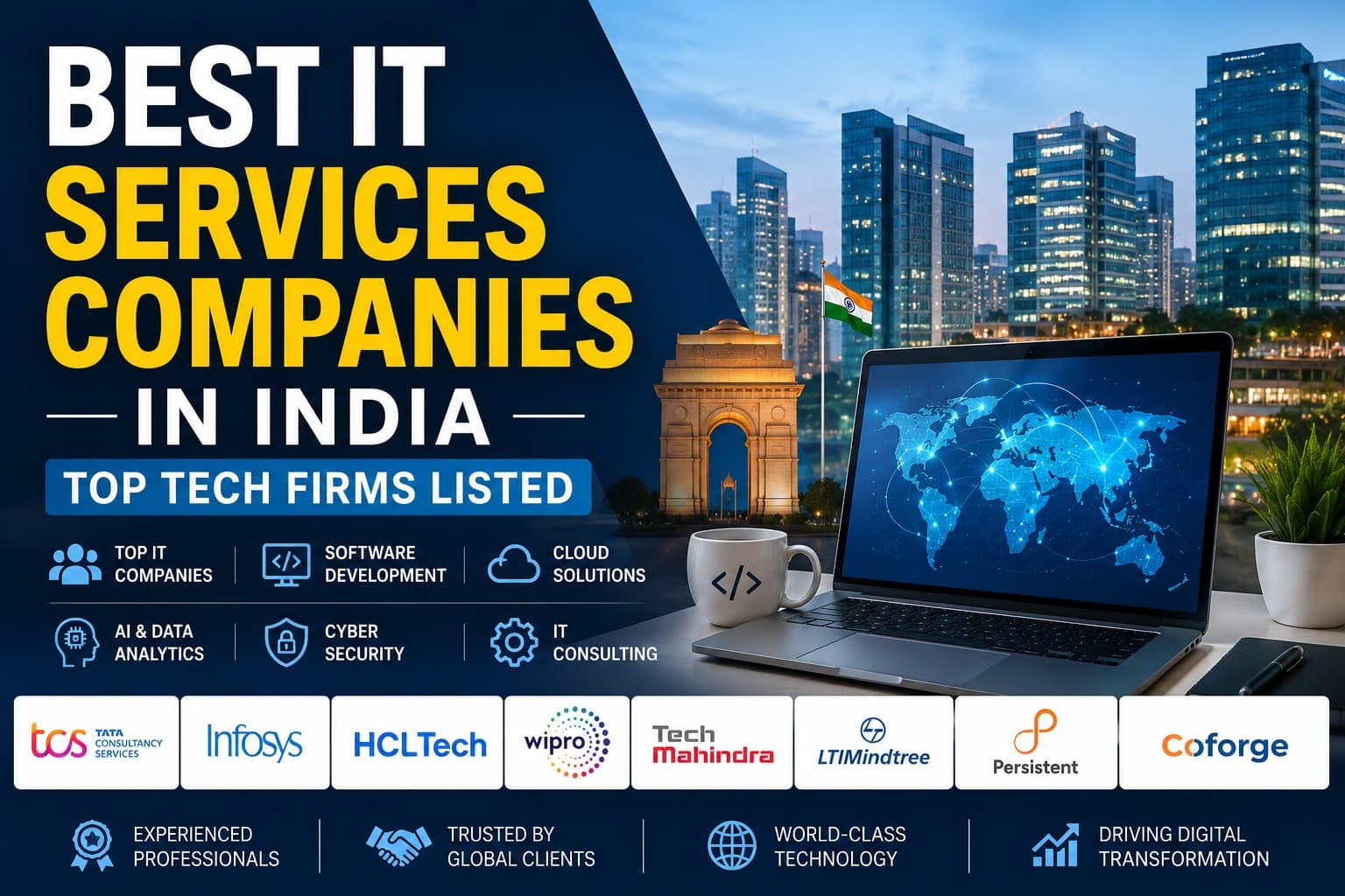 Best IT Services Companies in India: Top Tech Firms Listed